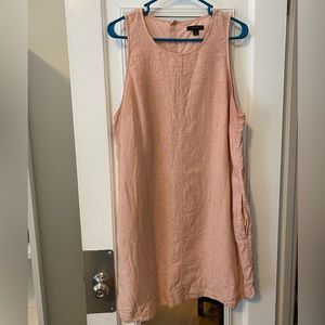 J.Crew Button Back Linen Shift Dress - Size XL
